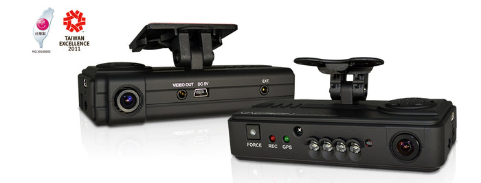 EyeSecure GPS Dashcam - Dual Lens 720P/720P
